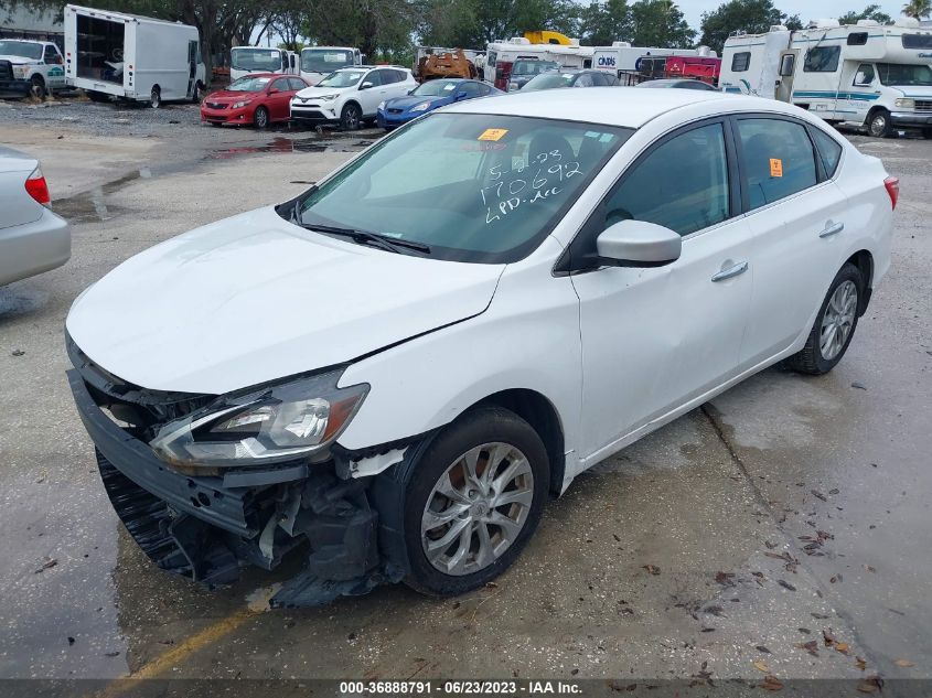 2019 NISSAN SENTRA SV - 3N1AB7AP9KY218985