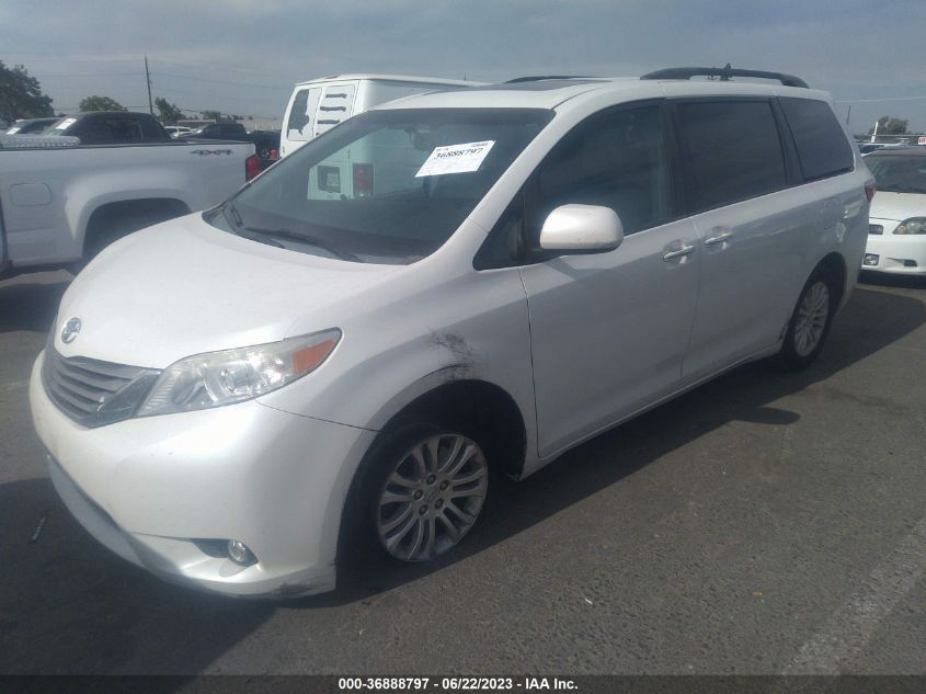2015 TOYOTA SIENNA XLE/XLE AAS/LTD - 5TDYK3DC5FS555423