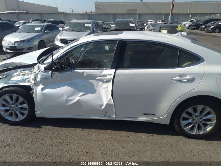 2013 LEXUS ES 300H HYBRID JTHBW1GG1D2017379