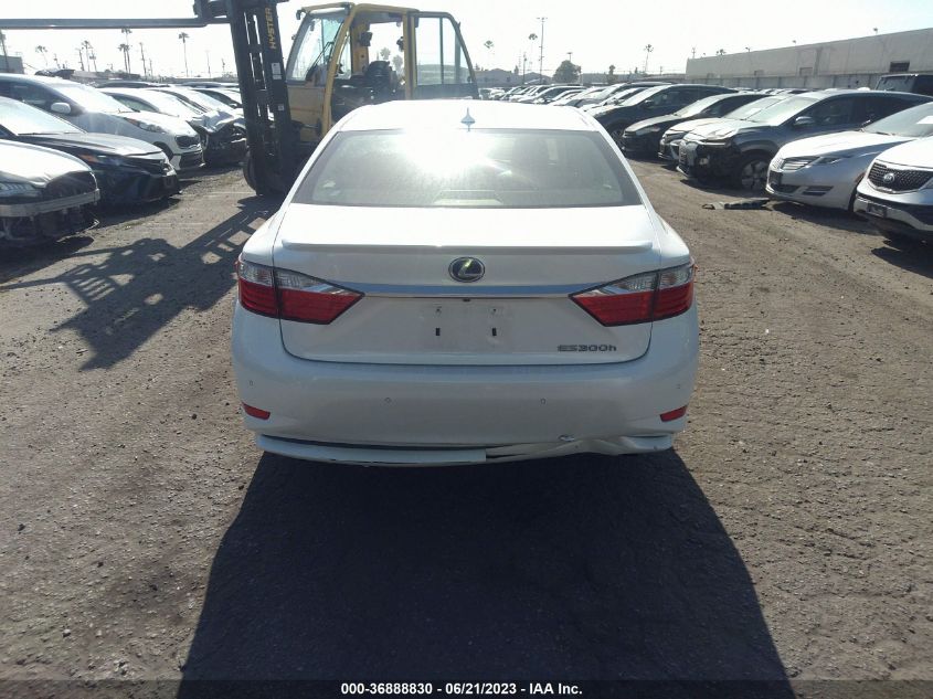 2013 LEXUS ES 300H HYBRID JTHBW1GG1D2017379