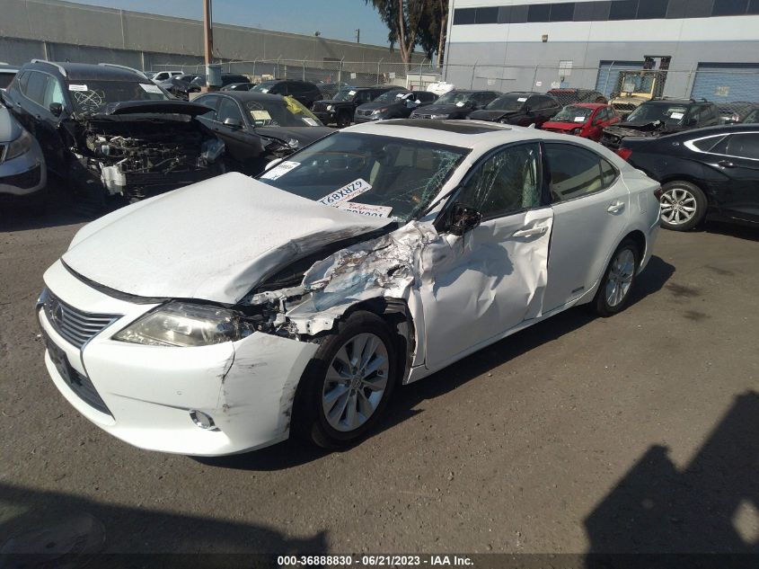 2013 LEXUS ES 300H HYBRID JTHBW1GG1D2017379