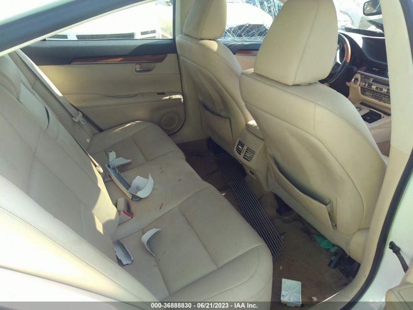 2013 LEXUS ES 300H HYBRID JTHBW1GG1D2017379