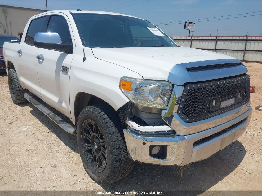 2014 TOYOTA TUNDRA 4WD TRUCK PLATINUM/1794 - 5TFAW5F10EX389057