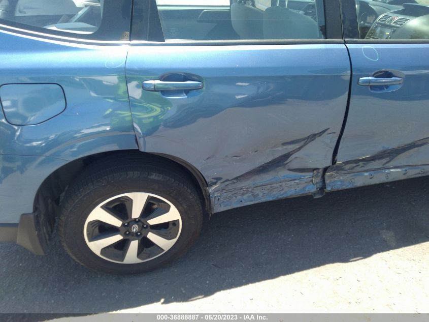 2018 SUBARU FORESTER - JF2SJABCXJH585306