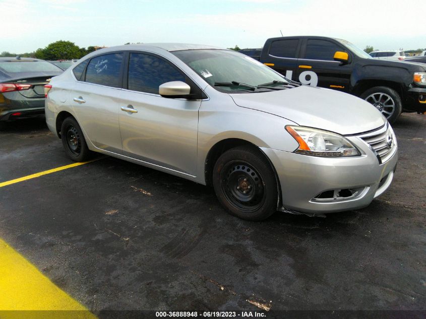 2015 NISSAN SENTRA S - 3N1AB7AP2FY280332