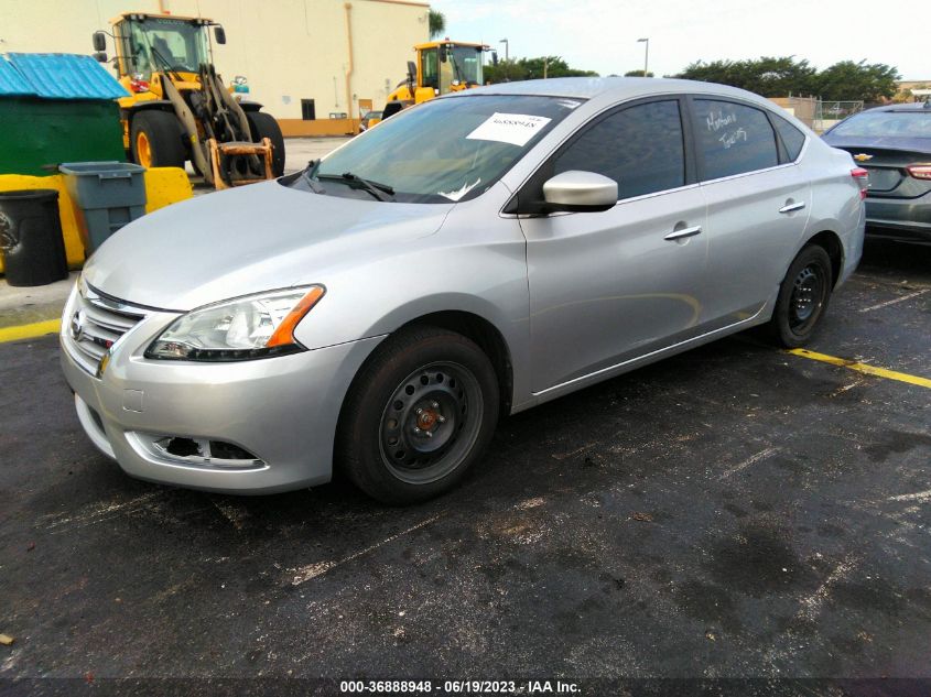 2015 NISSAN SENTRA S - 3N1AB7AP2FY280332