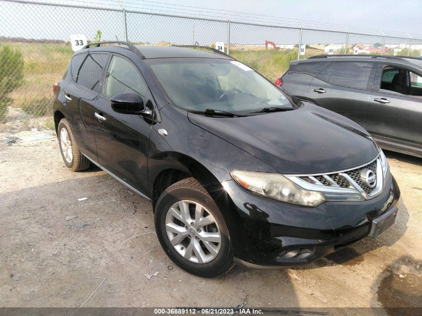 2013 NISSAN MURANO S/SL/LE - JN8AZ1MU0DW212921