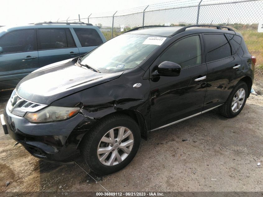 2013 NISSAN MURANO S/SL/LE - JN8AZ1MU0DW212921