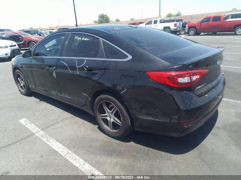 2015 HYUNDAI SONATA 2.4L SE - 5NPE24AF0FH016740