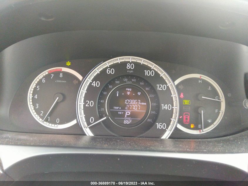 2015 HONDA ACCORD SEDAN EX-L - 1HGCR2F83FA202086