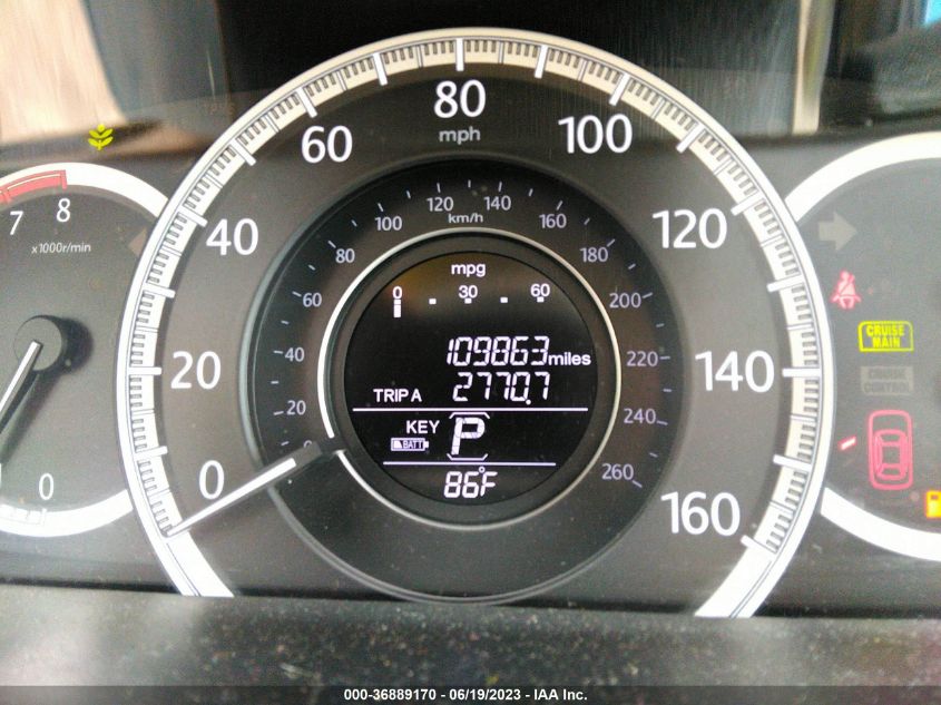 2015 HONDA ACCORD SEDAN EX-L - 1HGCR2F83FA202086