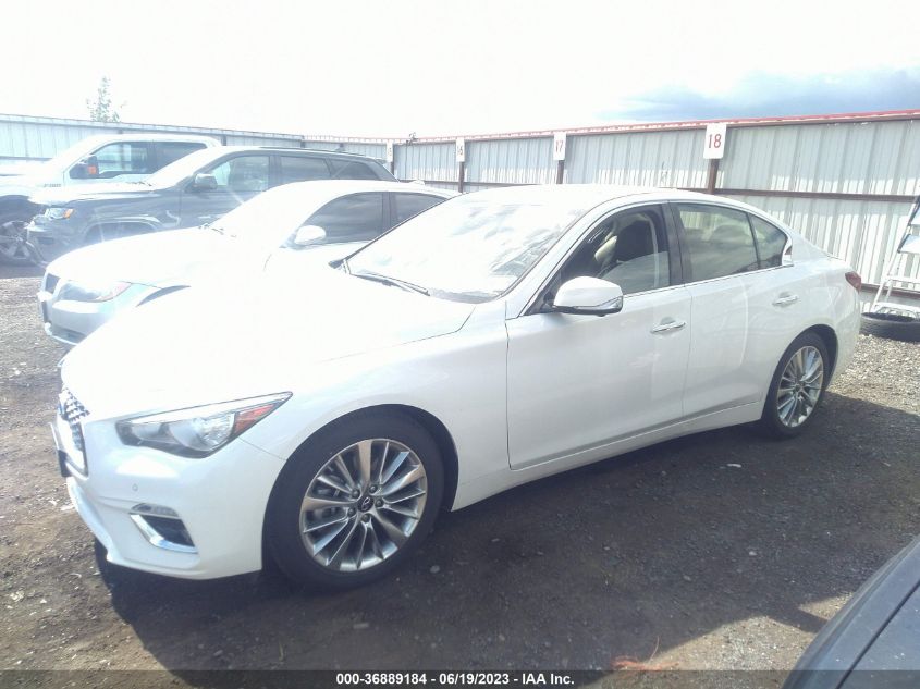 2021 INFINITI Q50 3.0T LUXE - JN1EV7BR8MM756009