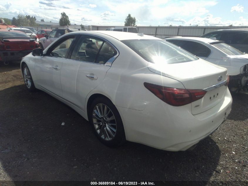 2021 INFINITI Q50 3.0T LUXE - JN1EV7BR8MM756009