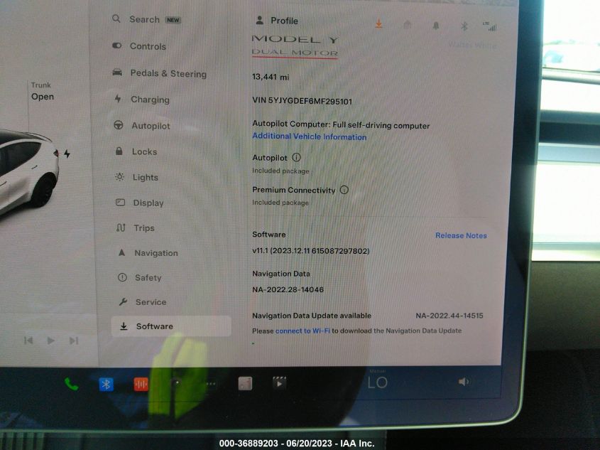 2021 TESLA MODEL Y PERFORMANCE - 5YJYGDEF6MF295101