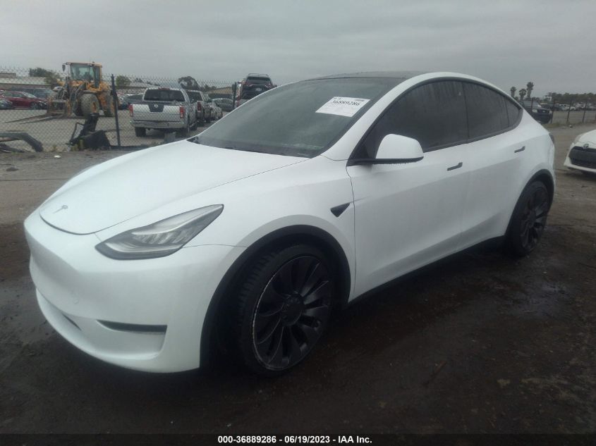 2020 TESLA MODEL Y LONG RANGE/PERFORMANCE - 5YJYGDEF6LF003378