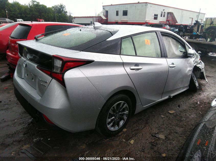 2022 TOYOTA PRIUS L - JTDKAMFUXN3169892
