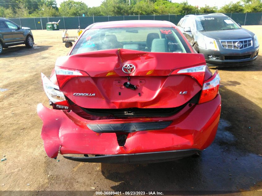 2015 TOYOTA COROLLA LE - 2T1BURHE9FC436720