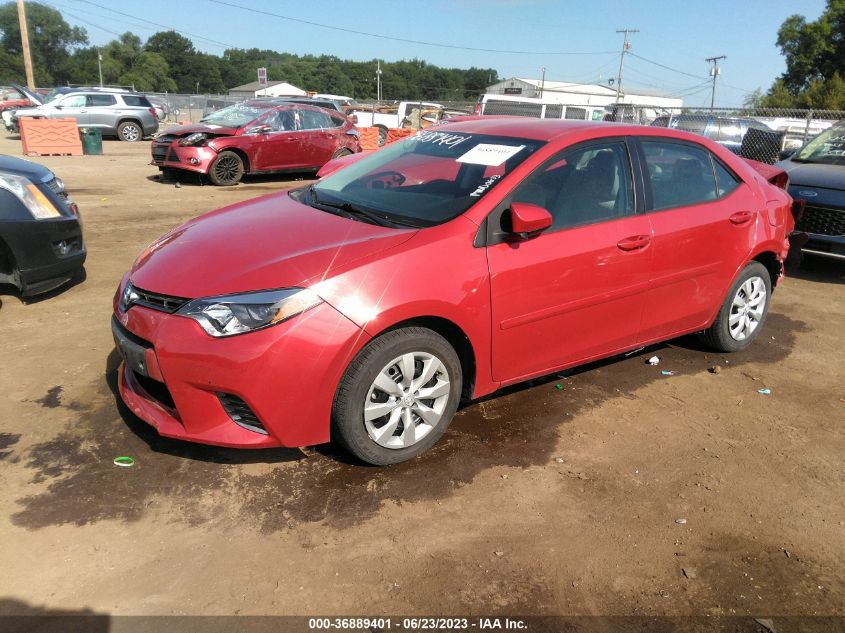 2015 TOYOTA COROLLA LE - 2T1BURHE9FC436720
