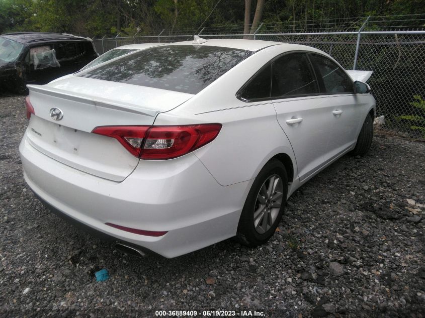 2015 HYUNDAI SONATA 2.4L SE - 5NPE24AF0FH038673