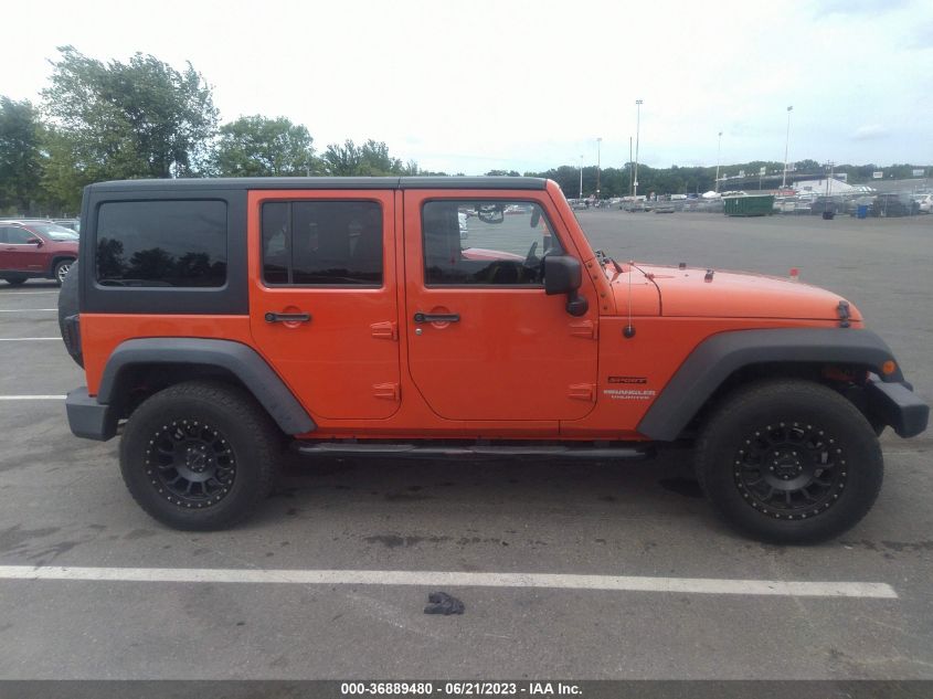 2015 JEEP WRANGLER UNLIMITED SPORT - 1C4BJWDG0FL589879