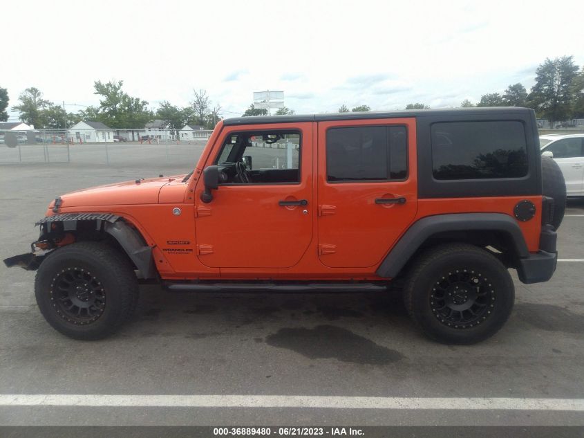 2015 JEEP WRANGLER UNLIMITED SPORT - 1C4BJWDG0FL589879