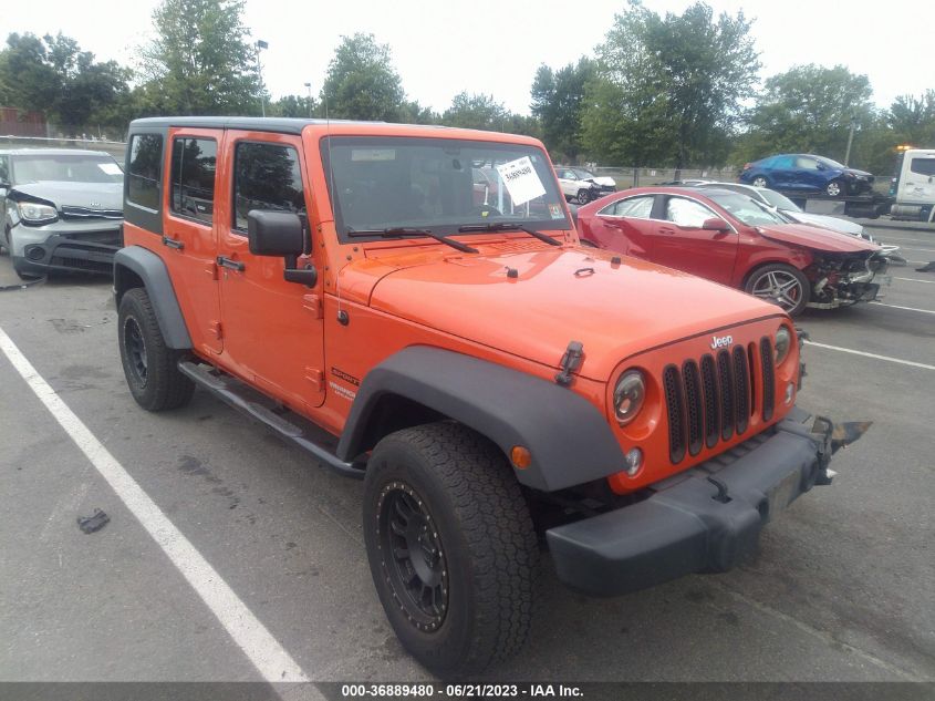 2015 JEEP WRANGLER UNLIMITED SPORT - 1C4BJWDG0FL589879