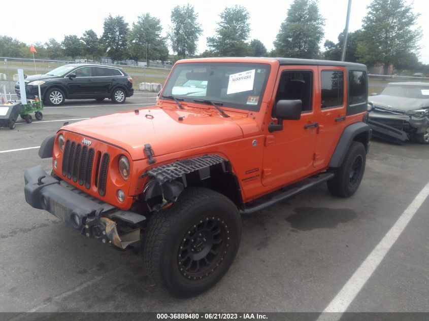 2015 JEEP WRANGLER UNLIMITED SPORT - 1C4BJWDG0FL589879