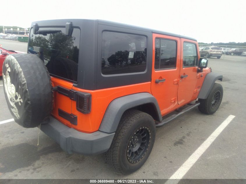 2015 JEEP WRANGLER UNLIMITED SPORT - 1C4BJWDG0FL589879