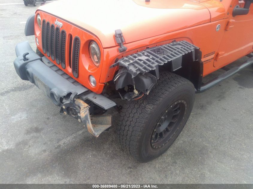 2015 JEEP WRANGLER UNLIMITED SPORT - 1C4BJWDG0FL589879