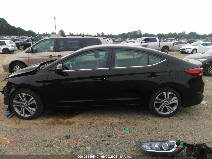 2018 HYUNDAI ELANTRA LIMITED - KMHD84LF1JU499768