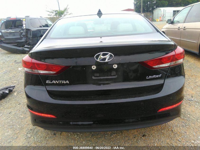 2018 HYUNDAI ELANTRA LIMITED - KMHD84LF1JU499768