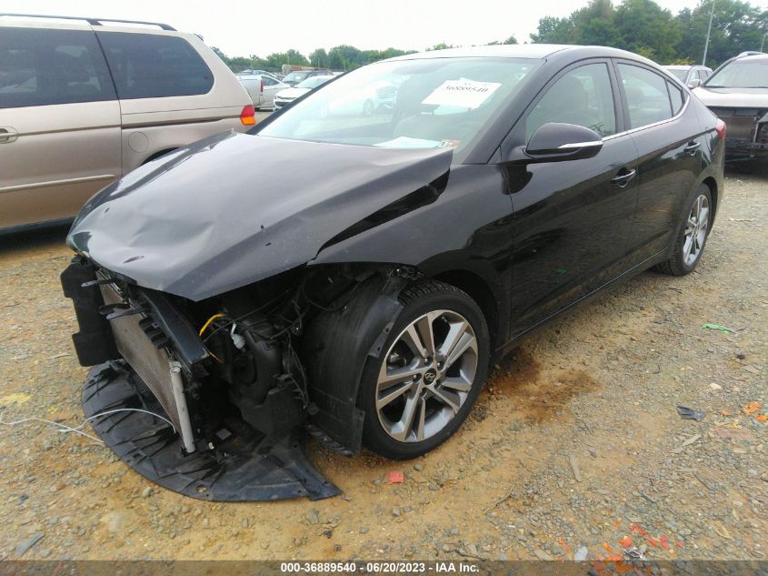 2018 HYUNDAI ELANTRA LIMITED - KMHD84LF1JU499768