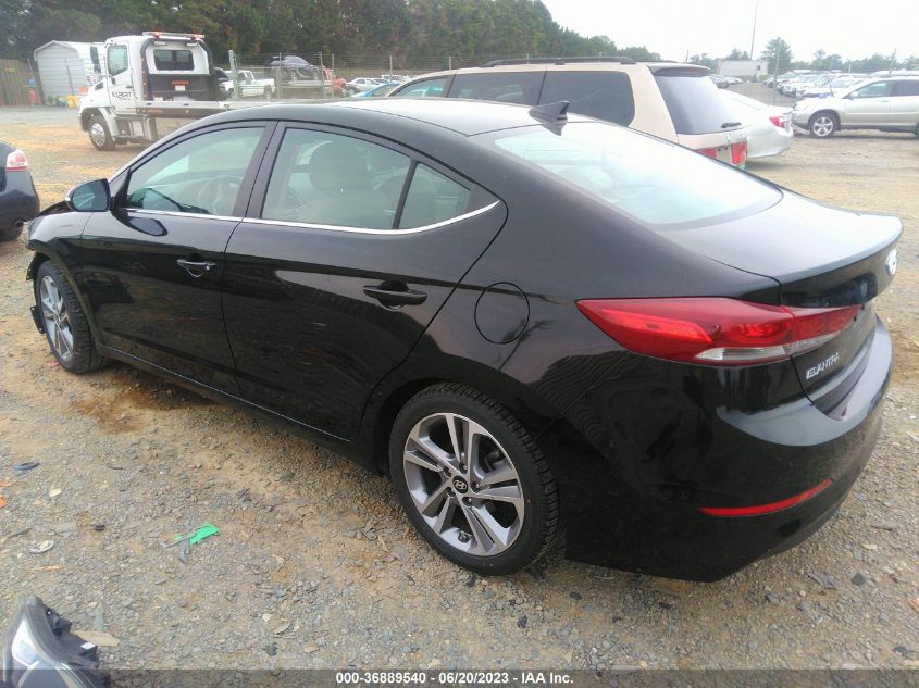 2018 HYUNDAI ELANTRA LIMITED - KMHD84LF1JU499768