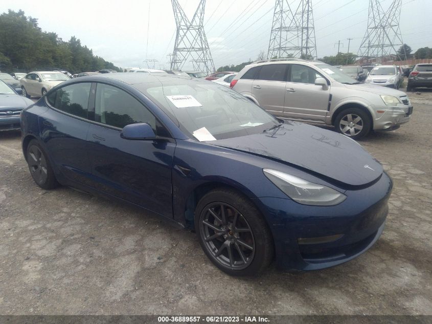 2022 TESLA MODEL 3 - 5YJ3E1EB3NF240361