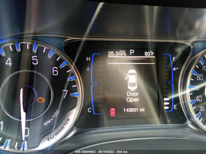 2015 CHRYSLER 200 LIMITED - 1C3CCCAB8FN537978