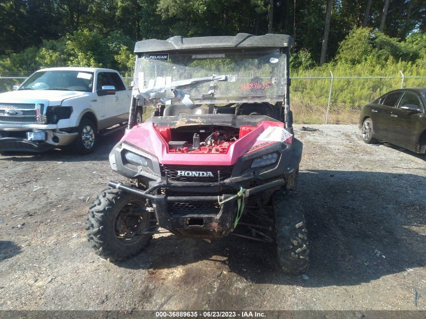 2016 HONDA SXS1000 M5 1HFVE0426G4005344