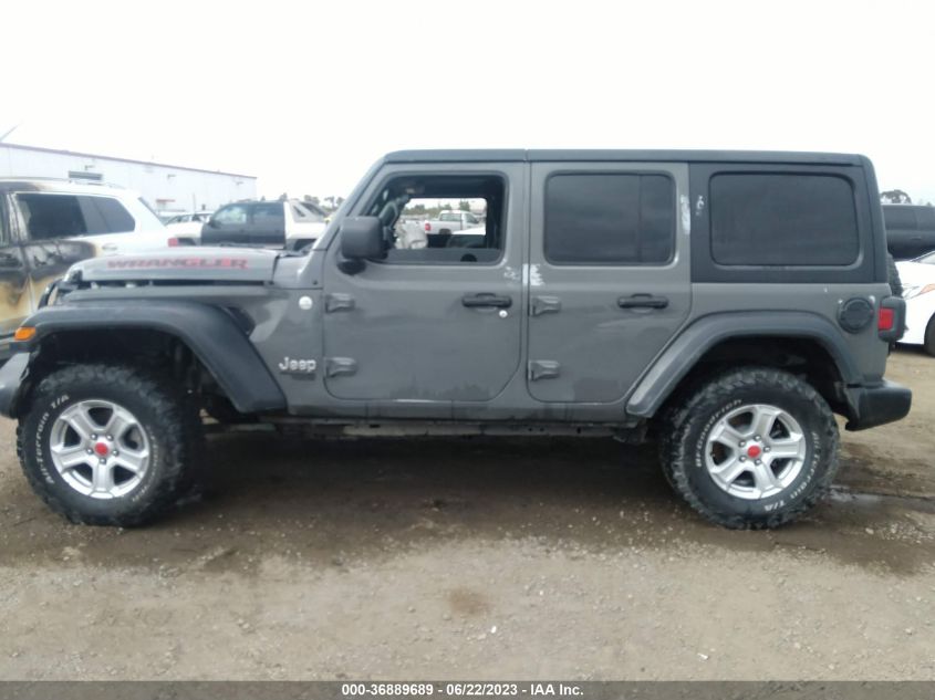 2020 JEEP WRANGLER UNLIMITED SPORT - 1C4HJXDNXLW166350