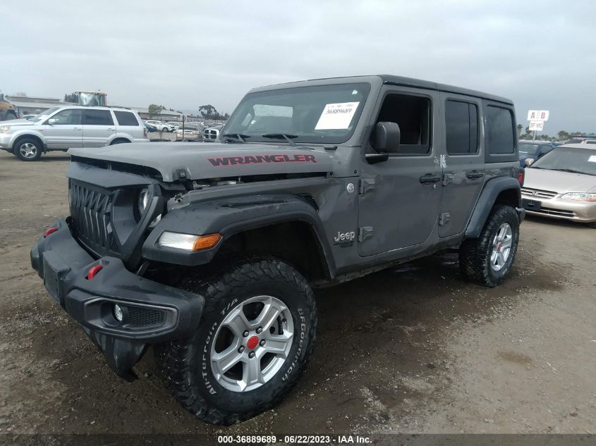 2020 JEEP WRANGLER UNLIMITED SPORT - 1C4HJXDNXLW166350