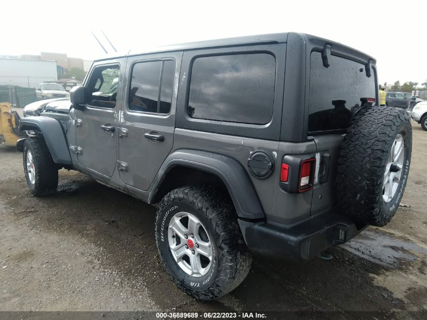 2020 JEEP WRANGLER UNLIMITED SPORT - 1C4HJXDNXLW166350