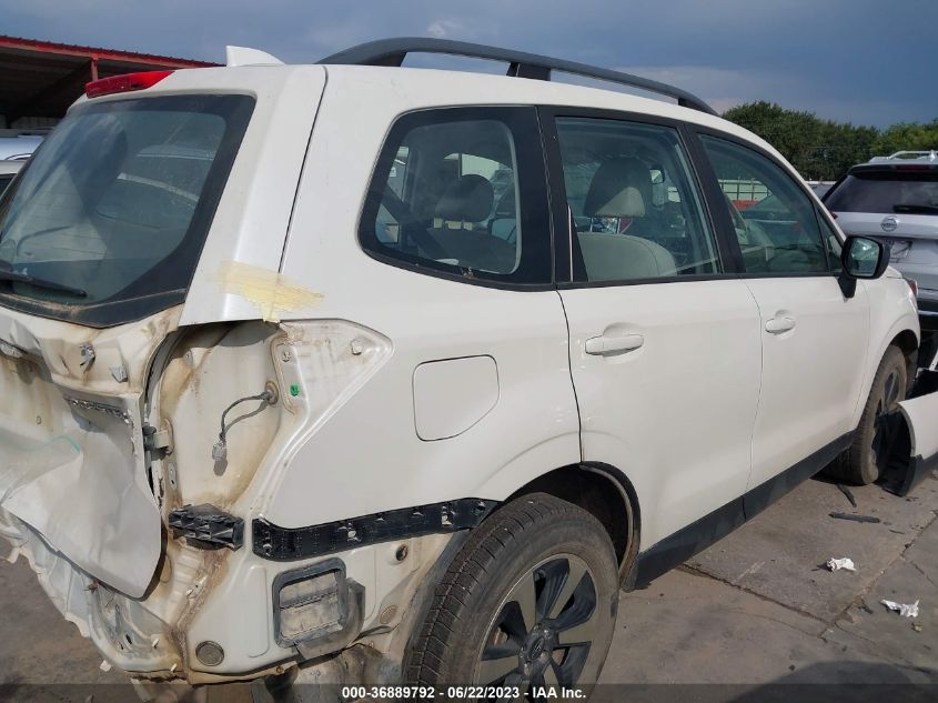 2018 SUBARU FORESTER - JF2SJABCXJH447300
