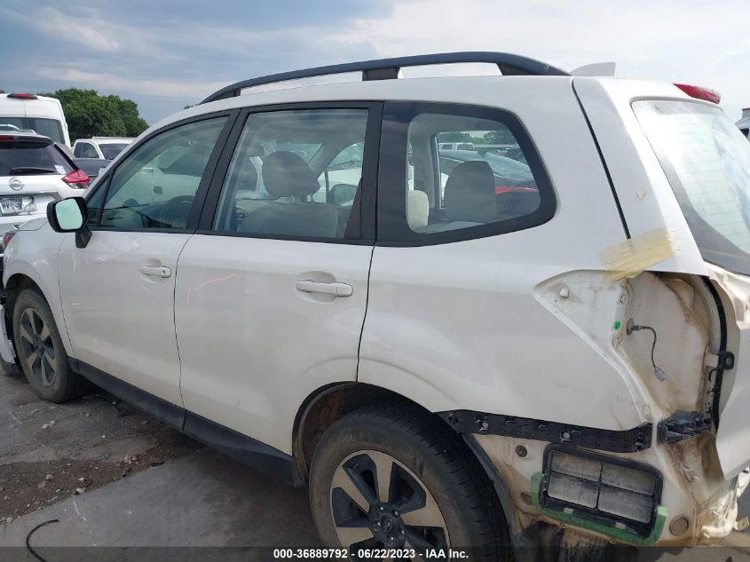 2018 SUBARU FORESTER - JF2SJABCXJH447300
