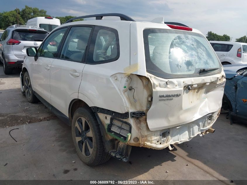 2018 SUBARU FORESTER - JF2SJABCXJH447300
