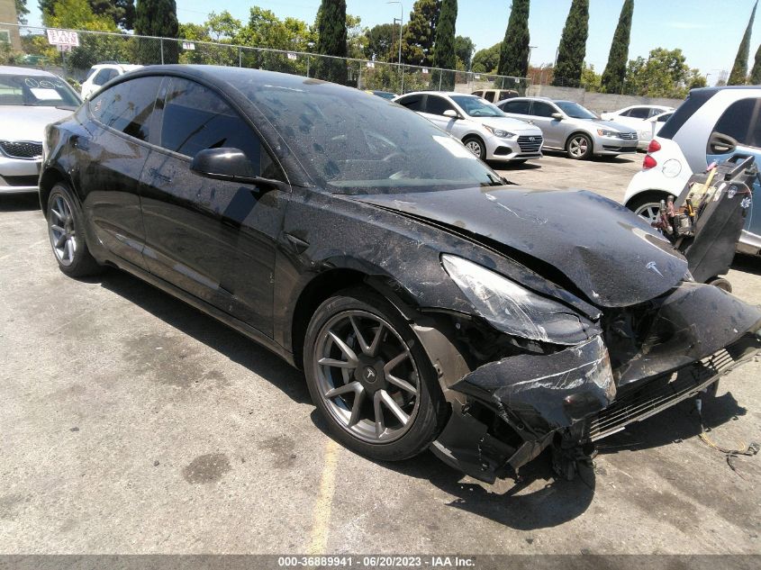 2022 TESLA MODEL 3 PERFORMANCE - 5YJ3E1EC0NF132787