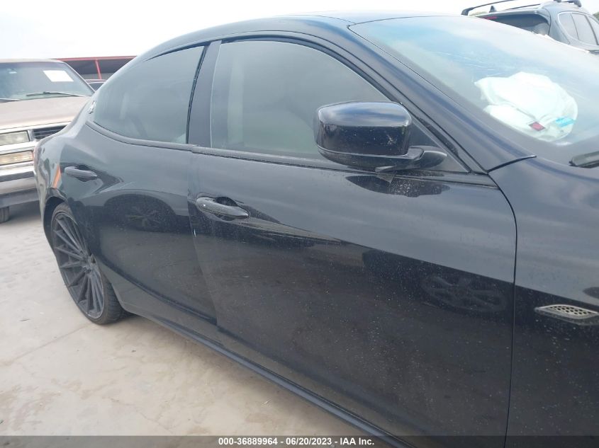 2014 MASERATI GHIBLI ZAM57XSA6E1105624