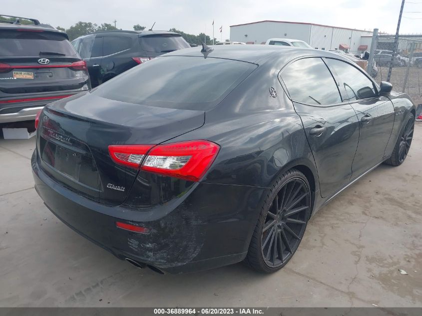 2014 MASERATI GHIBLI ZAM57XSA6E1105624