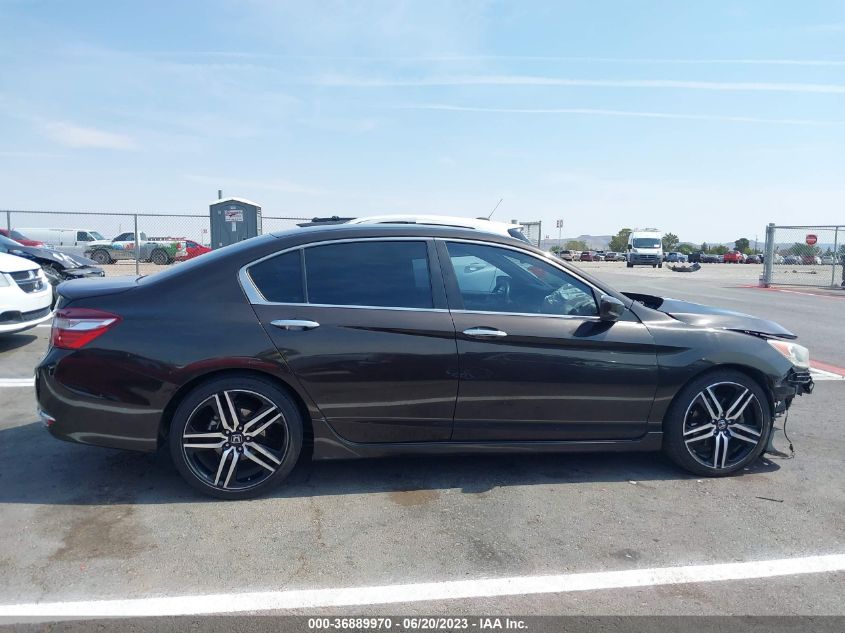 2017 HONDA ACCORD SEDAN SPORT SE - 1HGCR2F1XHA201586