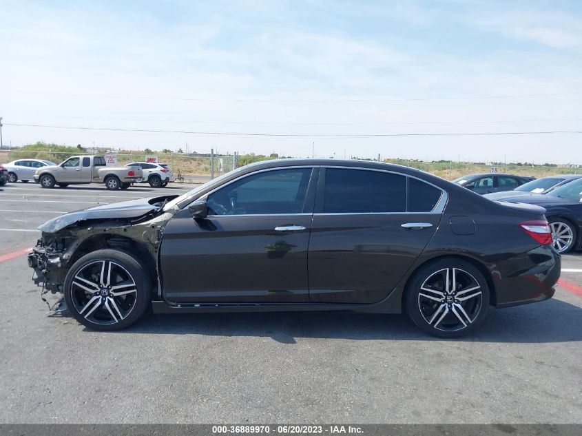 2017 HONDA ACCORD SEDAN SPORT SE - 1HGCR2F1XHA201586