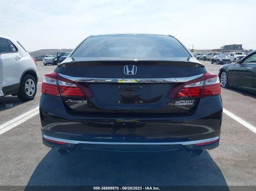2017 HONDA ACCORD SEDAN SPORT SE - 1HGCR2F1XHA201586