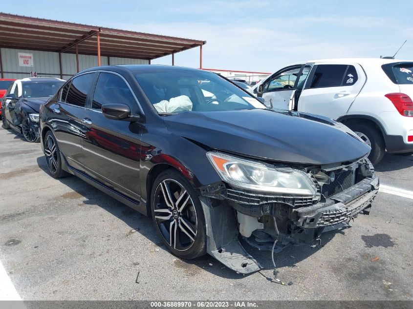 2017 HONDA ACCORD SEDAN SPORT SE - 1HGCR2F1XHA201586