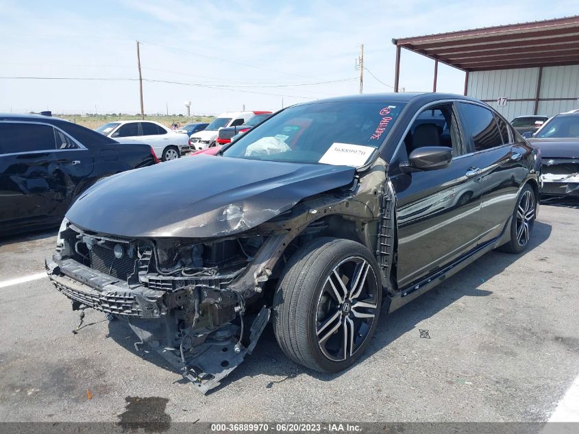 2017 HONDA ACCORD SEDAN SPORT SE - 1HGCR2F1XHA201586